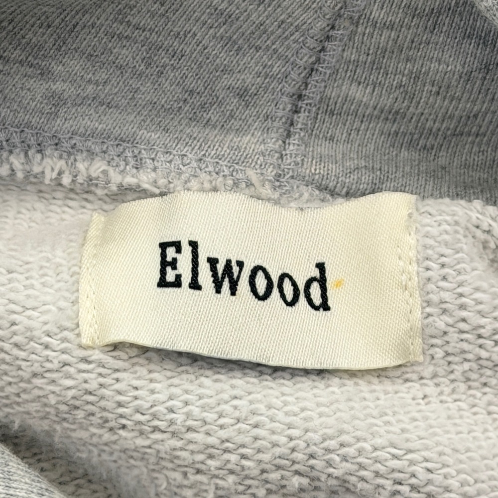 Elwood Core Hoodie XL Gray Organic Cotton Pullover Heavyweight Relaxed Fit - Picture 4 of 14